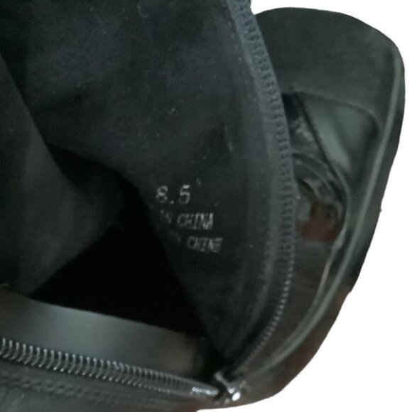 JEFFREY CAMPBELL 8.5 Maximal LC Platform Bootie Square Toe Patchwork Exotic Boot - Picture 11 of 12